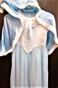 Kids Costumes to Hire - Light Blue dress & cape - GIRL